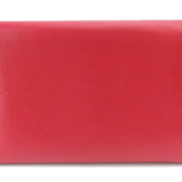 Salvatore ferragamo Three folded wallet Vara Ribbon Leather Auth Used L3574 - Picture 2 of 8